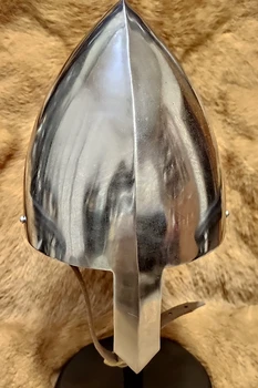 ימי הביניים ויקינג שריון נורמן האף הקסדה הממלכה הצלבנית הקסדה אדם יכול ללבוש את דמי המשלוח.