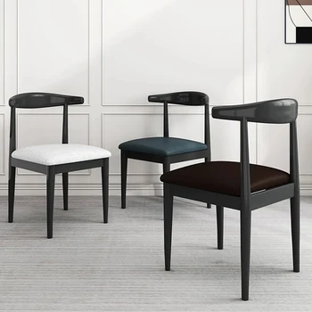 המשרד המודרני האוכל כיסא ארגונומי להשלים את השידה בודדים האוכל כיסא נייד מעצב Sedia Scrivania ריהוט גן