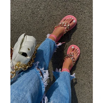 2021 קיץ סנדלים עם עקבים נמוכים אופנה כפכפים סנדלים רומי מוצק צבע הרצועות חוצות מזדמן נעלי נשים בתוספת גודל 43