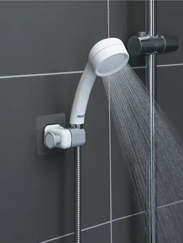 מקלחת סוגר שירותים לא-חוצה פראייר סוג דבק הוק מתכווננת עמיד למים ממטרה בסיס קבוע