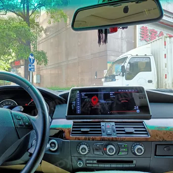 עבור ב. מ. וו סדרה 5 E60 2004-2009 אנדרואיד 10.0 4+64G ברכב נגן מולטימדיה ראש יחידת אוטומטי סטריאו רדיו טייפ ניווט GPS
