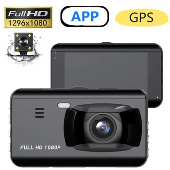 רכב DVR Dash Cam WiFi Full HD 1080P מצלמה אחורית מראה מקליט וידאו הקופסה השחורה אוטומטי Dashcam GPS Tracker אביזרי רכב