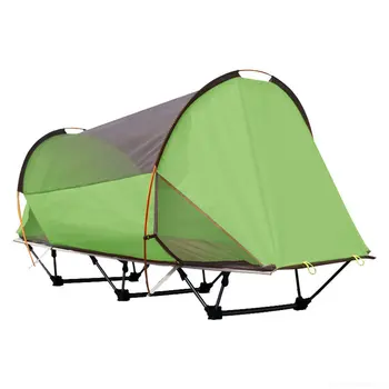 נהיגה עצמית חיצונית ניידת לקמפינג וטיולים דייגים צף מעל הקרקע אוהל עם מיטה מתקפלת