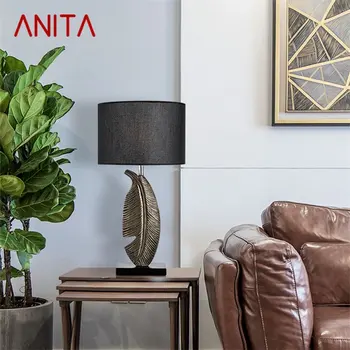 אניטה דימר הפוסט-מודרנית קלאסית מנורת שולחן רטרו אופנתי שולחן אור דקורטיבי לבית השינה