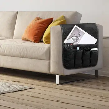 ספה משענת יד התיק ליד המיטה אחסון כיס עמיד space Saver הספה תלוי תיק לנייד ספרים ושונות שליטה מרחוק מגזין