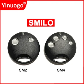 חדש SMILO SM2 SM4 שליטה מרחוק 433.92 MHz רולינג קוד Smilo SM4 דלת המוסך שליטה מרחוק השער פותחן Duplicator משדר
