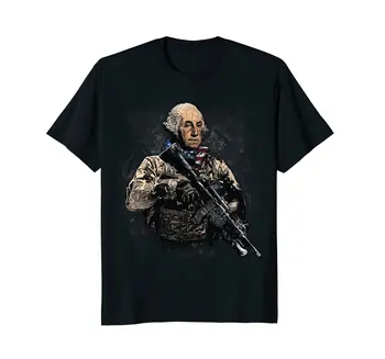 2019 חדש זולים מכירת 100 % כותנה לנשיאות חיילים: ג ' ורג ' וושינגטון טי-שירט חולצות גרפי