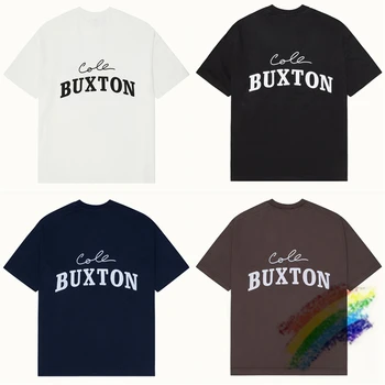 קול בקסטון מדבקה רקום מכתב קצר עם שרוולים T-Shirt נשים גברים 1:1 באיכות גבוהה מנופחים חולצה CB Tees למעלה טי