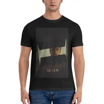 Se7en סרט אמנות - מה יש בתוך הקופסא? קלאסי חולצה mens חולצות pack מעצב חולצת גברים חולצות מותאמת אישית
