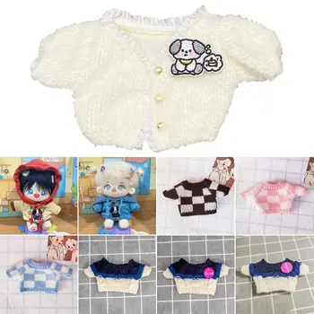 חדש מתנה צעצועים עבור האליל בובות DIY סרגה סוודר בגדי בובות מצוירות סוודר 20 ס 