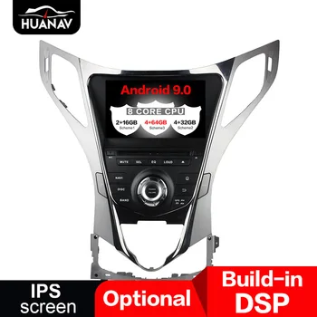 DSP אנדרואיד 9.0 לא נגן DVD ניווט GPS עבור יונדאי AZERA פאר i55 2011+ אוטומטי רדיו ראש יחידת נגן מולטימדיה הקלטת 64