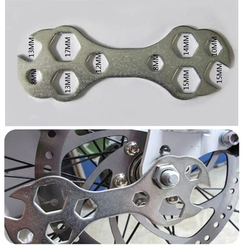 Multitool נייד, מפתח ברגים 8-15mm ברגים Hex ברגים לתיקון אופניים יד כלים