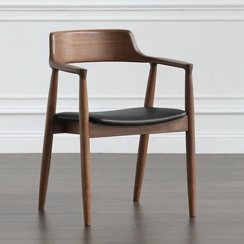יצירתי מינימליסטי הכיסא מעצב טרקלין איפור מודרני עור חיצוני מתקדם הכיסא במשרד Sillasn מטבח בר הכיסא