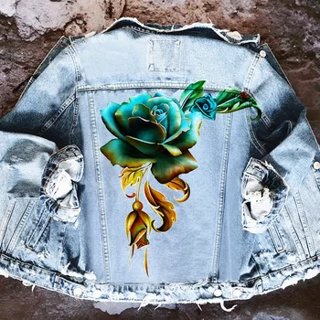 רחוב היפ הופ ג 'ינס רופף דש הז' קט לנשים מנופחים חופשי שרוול ארוך אופנה בתוספת אופנת רחוב 2022 אביב סתיו חדשה
