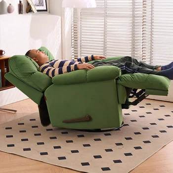 קיפול יחיד עצלן הספה הספה בסלון פנאי משקר כסא נדנדה חשמלית תפקוד אור פשוט יוקרה כיסא עיסוי