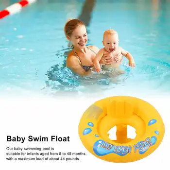 התינוק צף לשחות עם בטיחות כפול אוויר חדר מתנפחים לפעוטות בריכת שחייה s לשחות מעגל לילדים לשחות