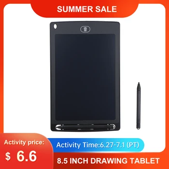 8.5 אינץ ' LCD לוח ציור דיגיטלי נייד משטח כתיבה פנקס רשימות אלקטרוניות גרפי לוח הערות תזכורת עם עט
