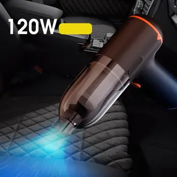 120W עוצמה כף יד המכונית שואב אבק רובוט שואב אבק USB נטענת עבור Office ספה המכונית שואב אבק יניקה חזקה