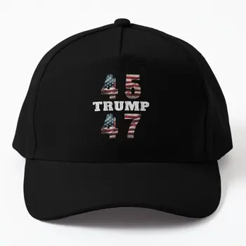 45 47 טראמפ 2024 כובע בייסבול כובע מודפס Snapback מוצק צבע המצנפת קיץ שחור Mens Czapka חיצונית ילדים ספורט נשים
