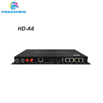 HD-A6 מסך led controlloer אסינכרוני dualmode ארבע-in-one השמעה תיבת תומך אסינכרוני השמעה, השמעה סינכרונית