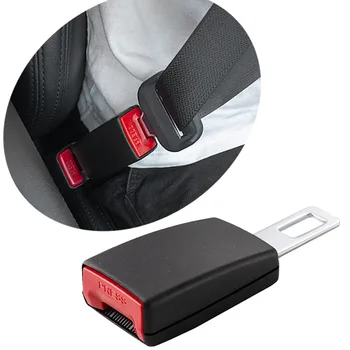 2PCS הרכב חגורת הבטיחות מאריך חגורת הבטיחות כיסוי חגורת בטיחות ריפוד סיומת אבזם לחבר את אבזם חגורת הבטיחות קליפ אביזרי רכב
