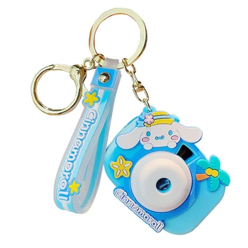 מגניב מחזיקי מפתחות הקרנת מפתח שרשרת עם הקרנת אור מחזיקי מפתחות חמוד תליון מחזיקי מפתחות המכונית