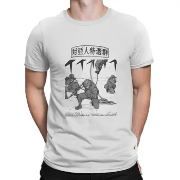 גברים Tokusen אקדח-חולצה Ajin הקיי נגאי קריקטורה ביגוד פנאי שרוול קצר או הצוואר Tees ייחודי טי-שירט