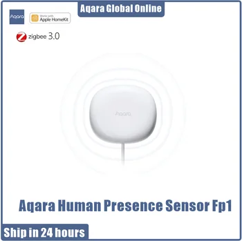 Aqara FP1 נוכחות אנושית חיישן Zigbee 3.0 דיוק גבוה גלאי בית חכם בגוף האדם קיים חיישן תמיכה אפל Homekit