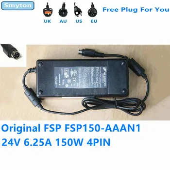 מקורי מתאם AC מטען עבור FSP FSP150-AAAN1 24V 6.25 לי 150W 4pin FSP150-AABN1 1PLUS WQ300PHOTO II צג המחשב הנייד מטען