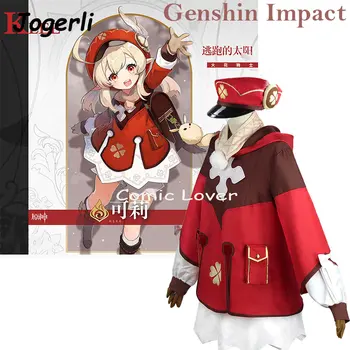 Genshin השפעה קליי קוספליי לדמות את התלבושת לוליטה יפה בסגנון אנימה תלבושות נוח תפקידים בגדים סטים