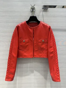 ז ' קט המעיל כתף חבילה רצועת התיק קצה מלאכה הגרסה הקצרה סוג אופנה 2023 סתיו חדש חמה