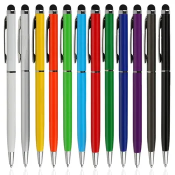 10/20Pcs 2 ב 1 אוניברסלי עט ציור לוח מסך קיבולי לגעת עט עבור iPad IPhone סמסונג עמיד מגע העיפרון